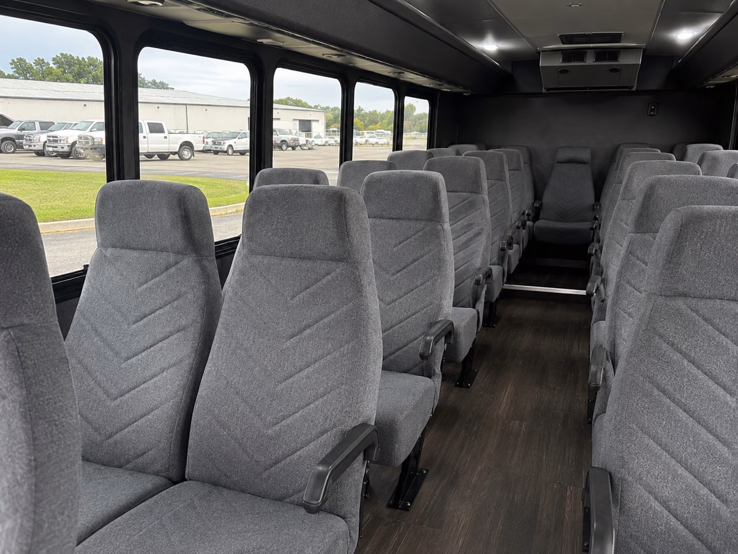 gilbert 15 passenger minibus inside