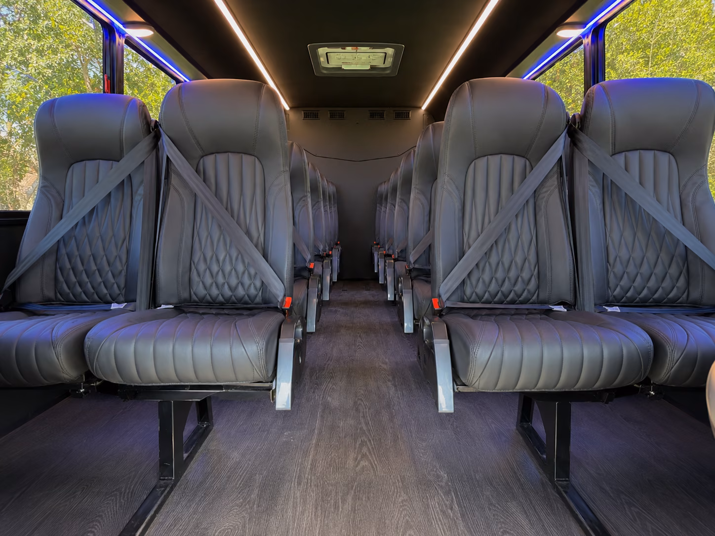 gilbert 15 passenger minibus interior