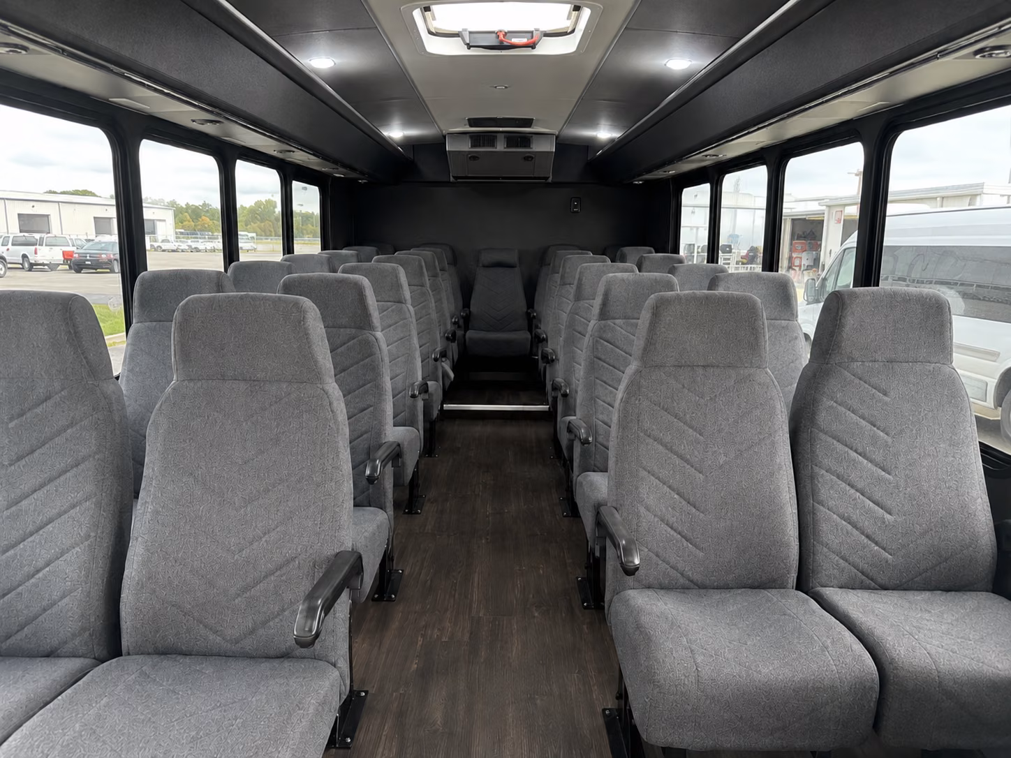 gilbert 18 passenger minibus interior