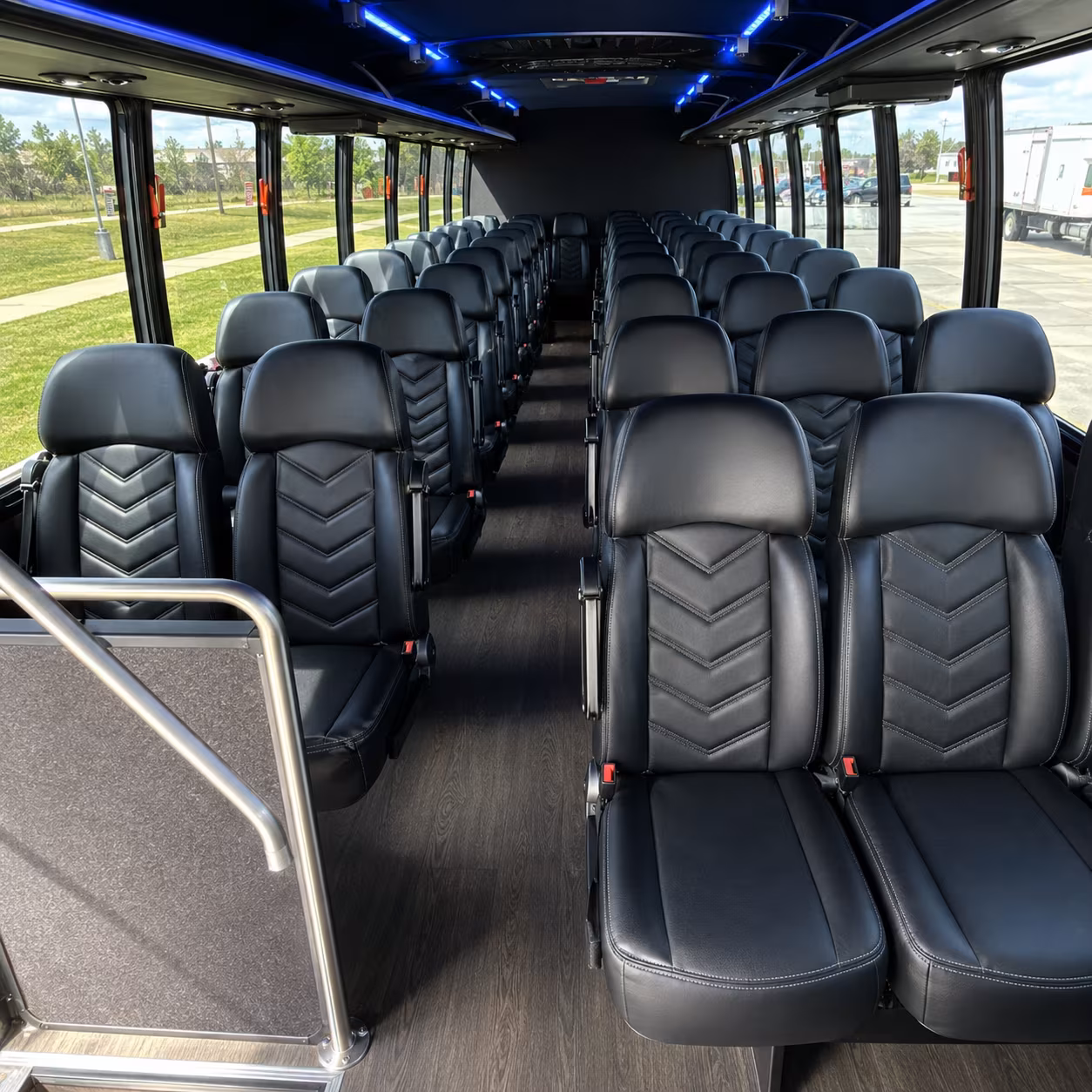 gilbert 25 passenger minibus interior