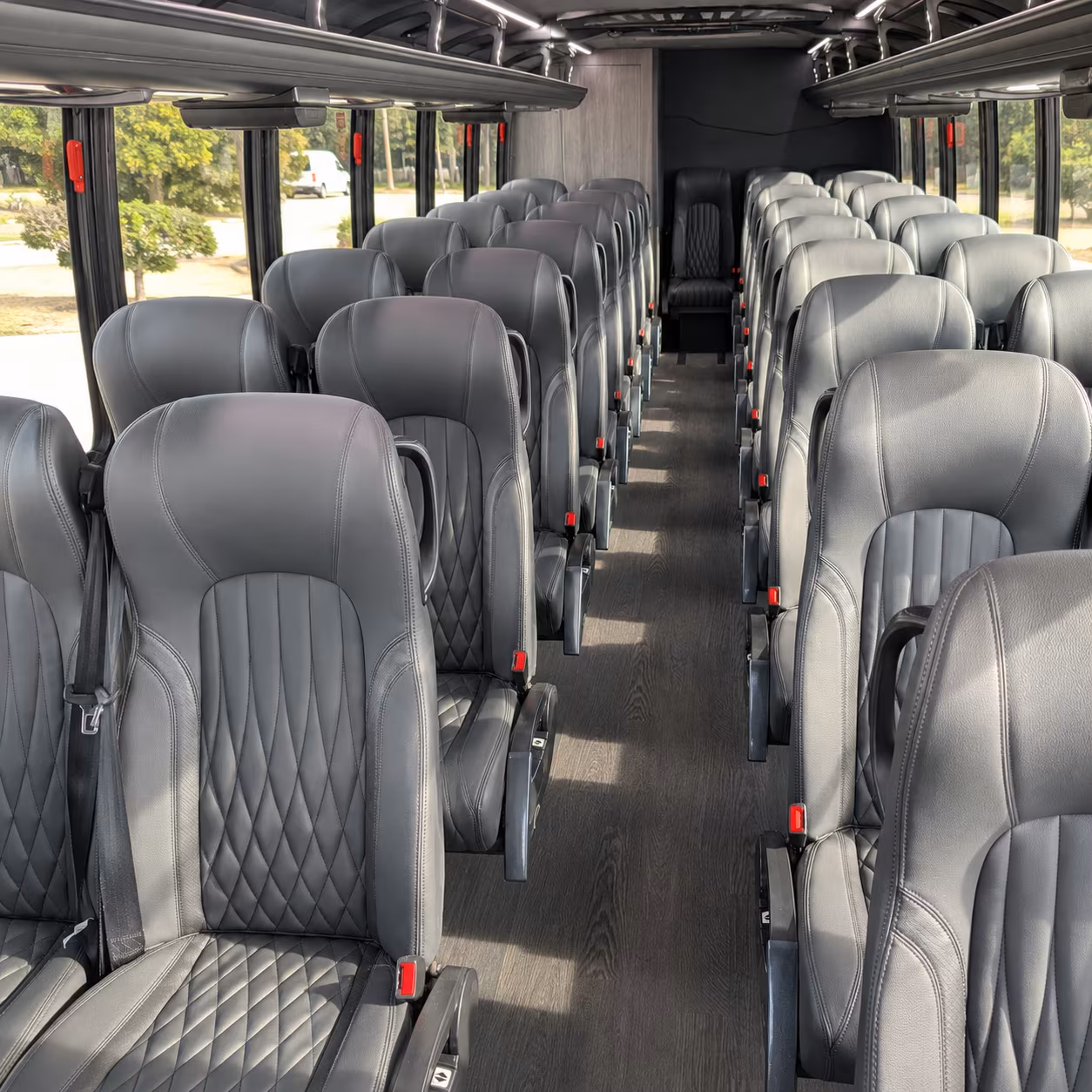 gilbert 30 passenger minibus interior
