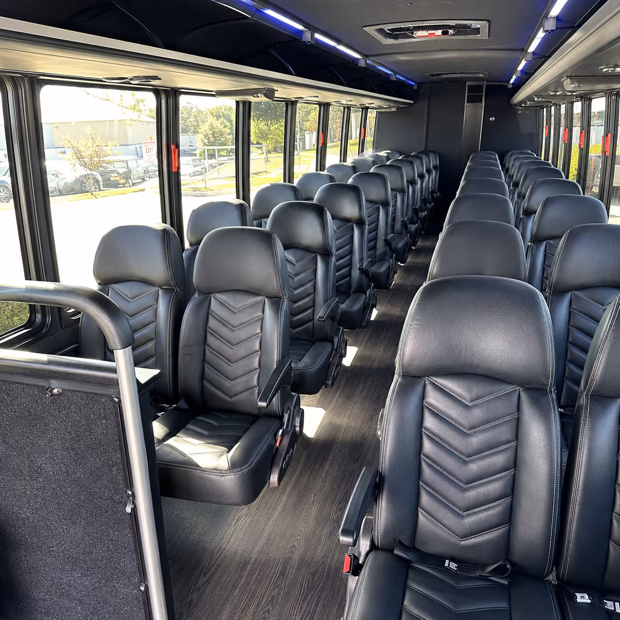 gilbert 35 passenger minibus interior