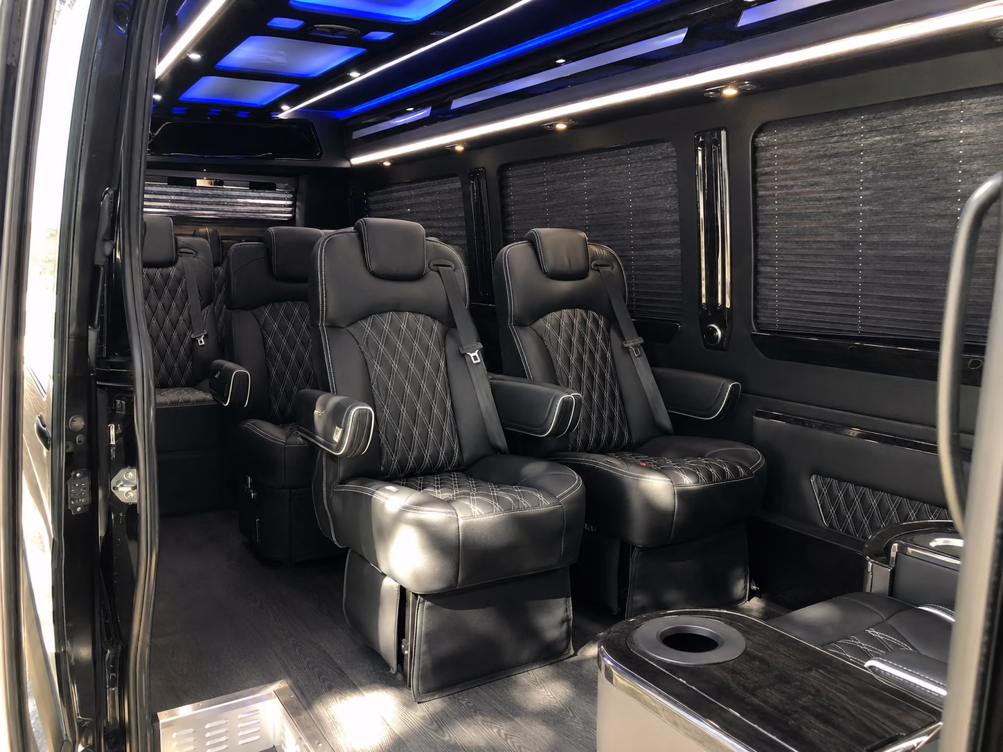 gilbert sprinter van with driver inside