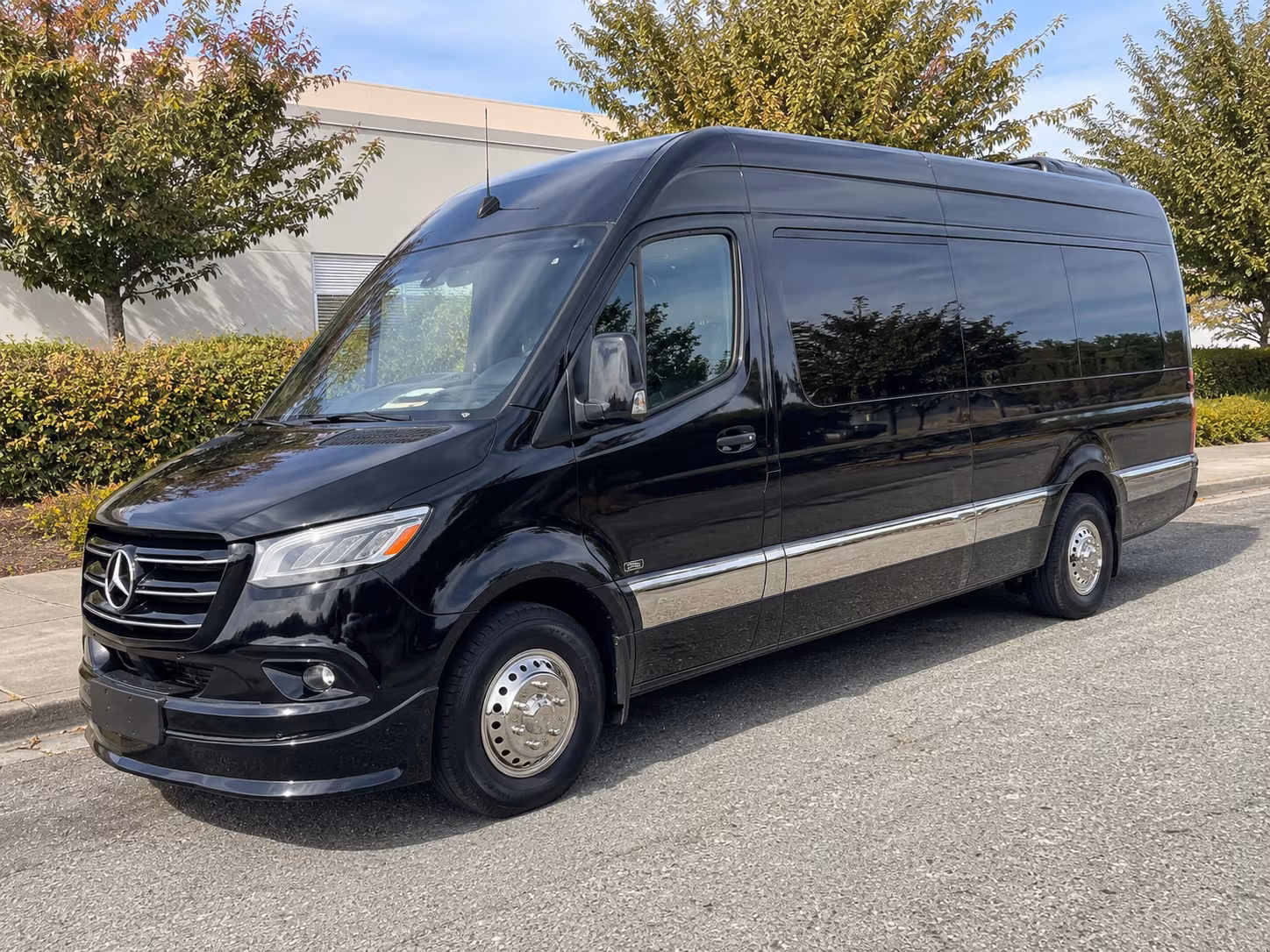 sprinter vans and small buses for intimate gilbert wedding groups